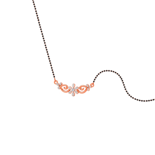 Floral Swirl Mangalsutra
