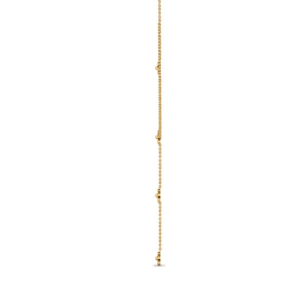 Golden Blossom Y-Necklace For Women's 