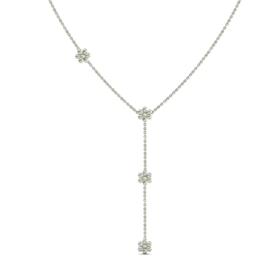 Golden Blossom Y-Necklace For Women's 