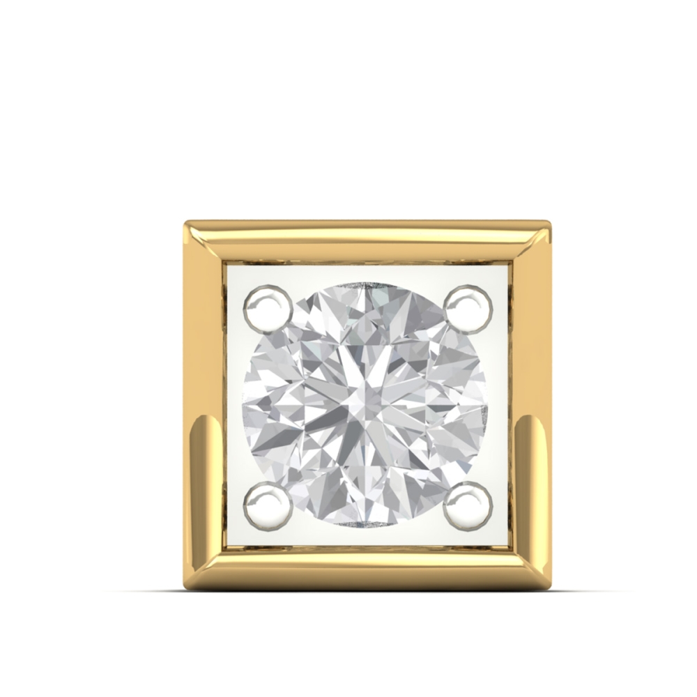 Square Gold Nosepin Screw