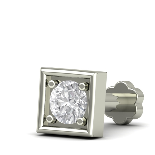 Square Gold Nosepin Screw