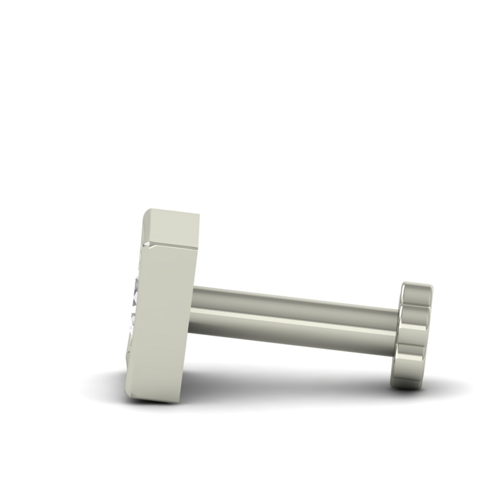 Square Gold Nosepin Screw