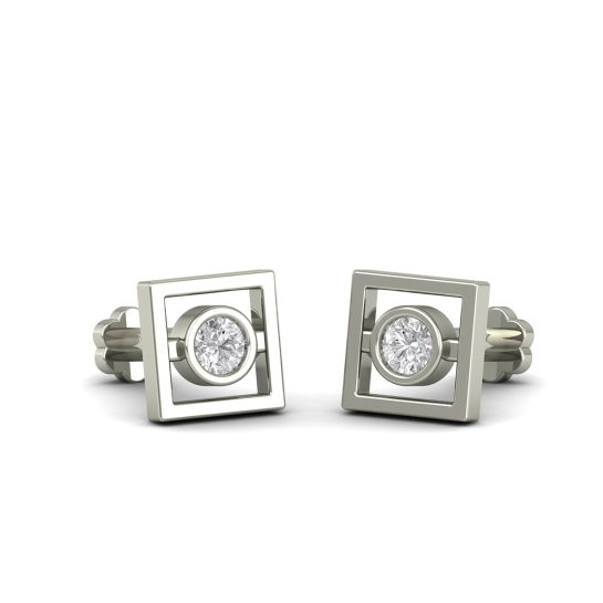 Golden Orbit Diamond Studs