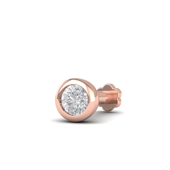 Golden Titan Diamond Stud For men