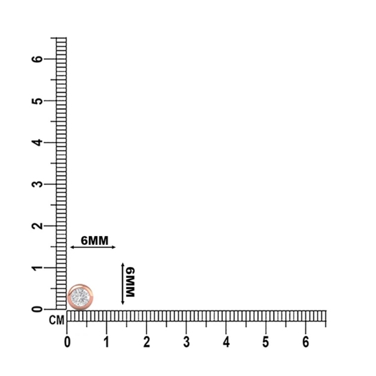 Golden Titan Diamond Stud For men