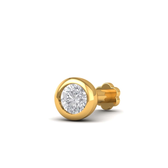 Golden Titan Diamond Stud For men