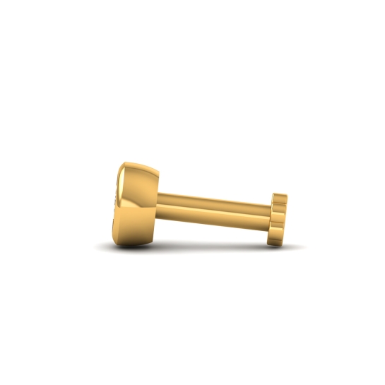 Golden Titan Diamond Stud For men