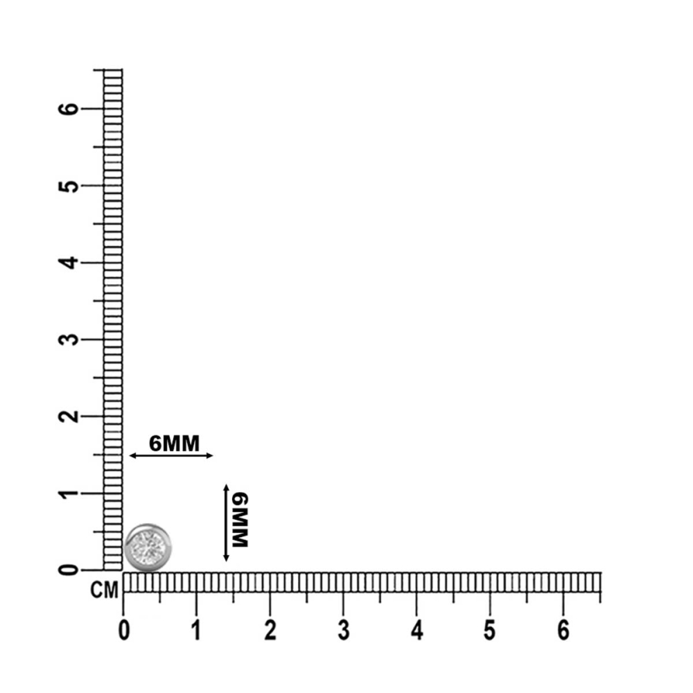 Golden Titan Diamond Stud For men