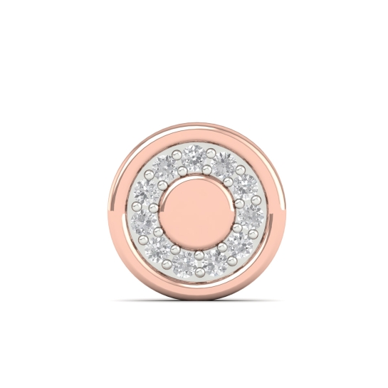 Sparkle Circle Diamond Earring For Men's