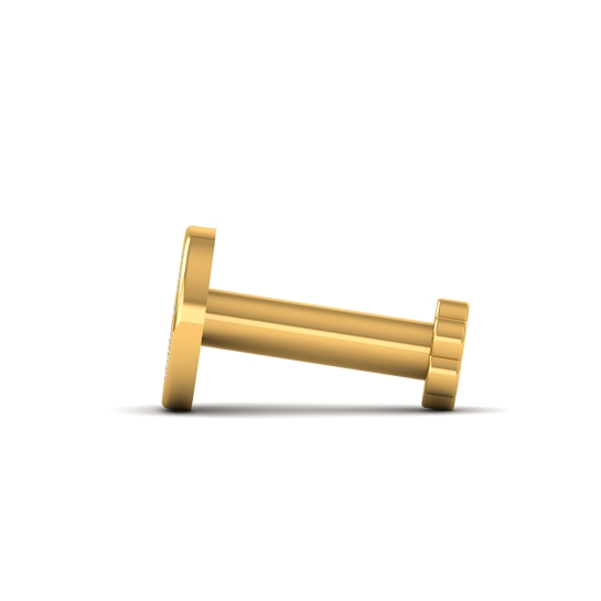 Sparkle Circle Diamond Earring For Men's