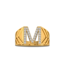 Majestic M Diamond Ring