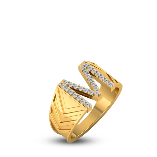 Majestic M Diamond Ring