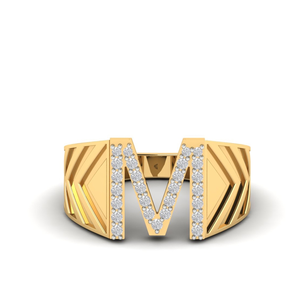 Majestic M Diamond Ring