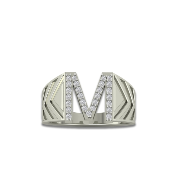Majestic M Diamond Ring