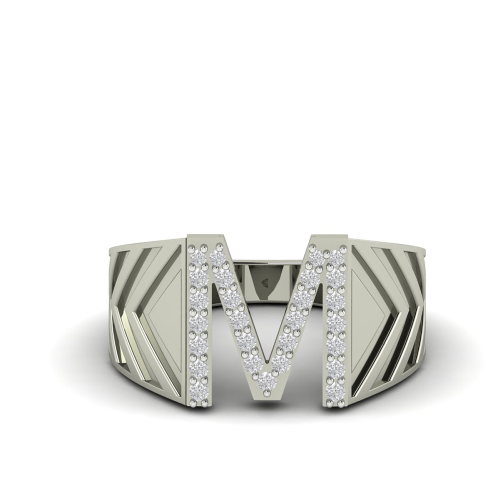 Majestic M Diamond Ring