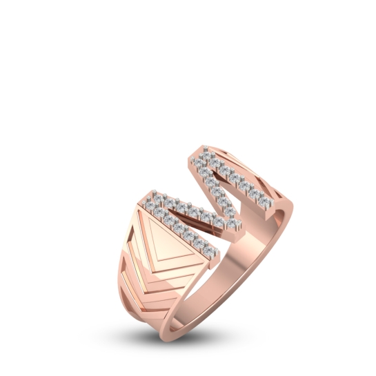 Majestic M Diamond Ring