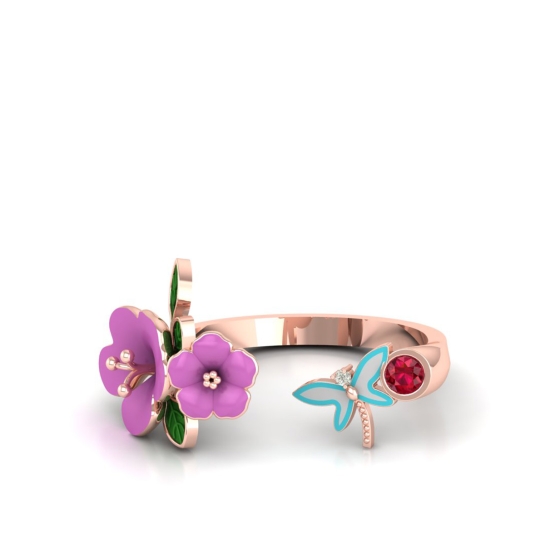 Butterfly Garden Bloom Ring