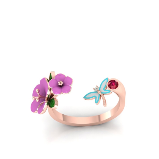 Butterfly Garden Bloom Ring