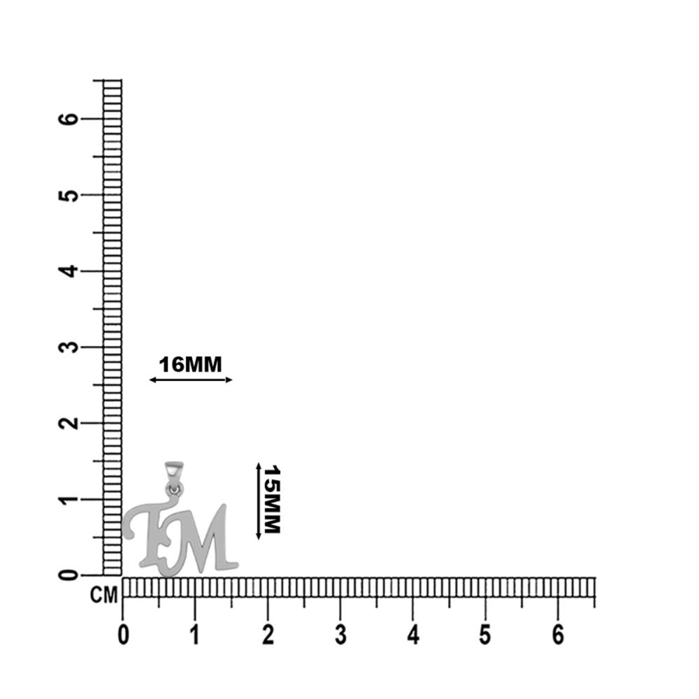 Golden TM Initial Pendant
