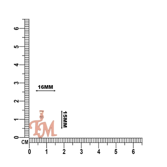 Golden TM Initial Pendant