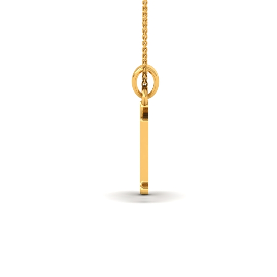 Golden TM Initial Pendant