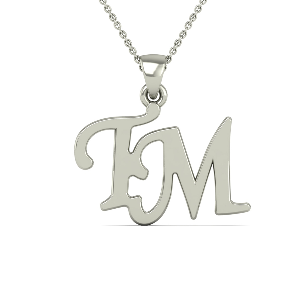 Golden TM Initial Pendant