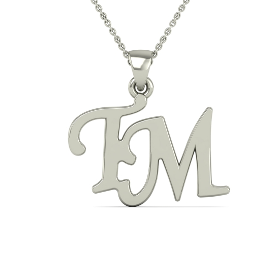 Golden TM Initial Pendant