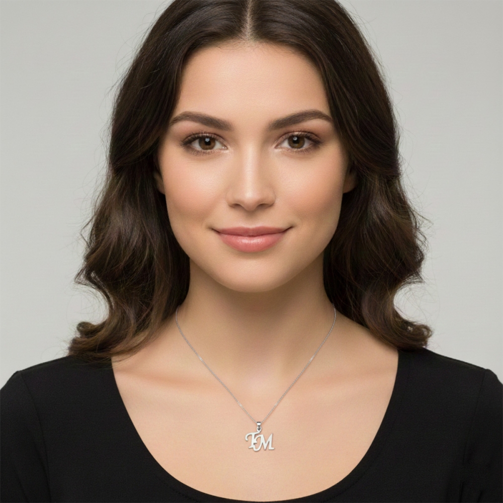Golden TM Initial Pendant