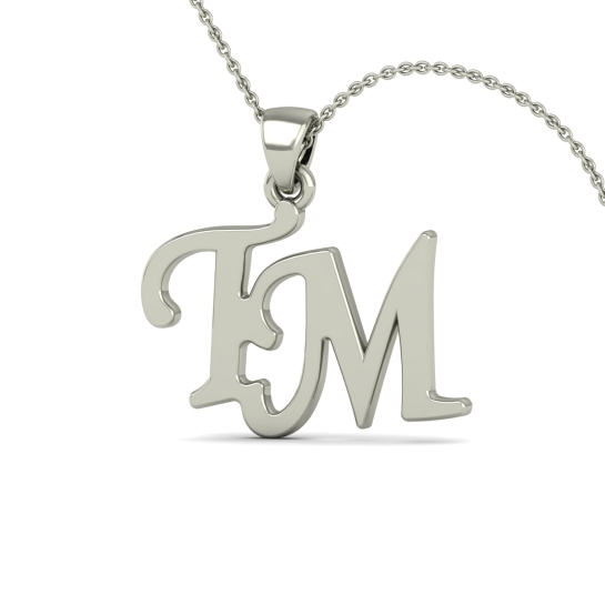 Golden TM Initial Pendant