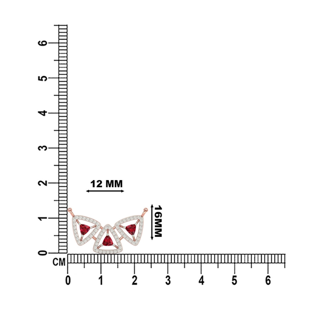 Trinity Spark Diamond Mangalsutra For Women's 