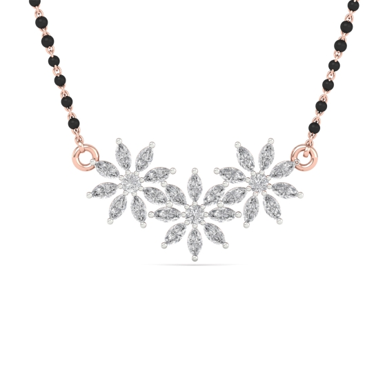 Emerald Blossom Mangalsutra