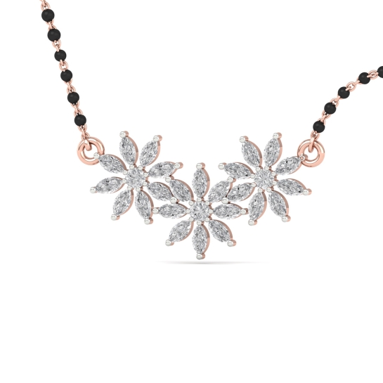 Emerald Blossom Mangalsutra