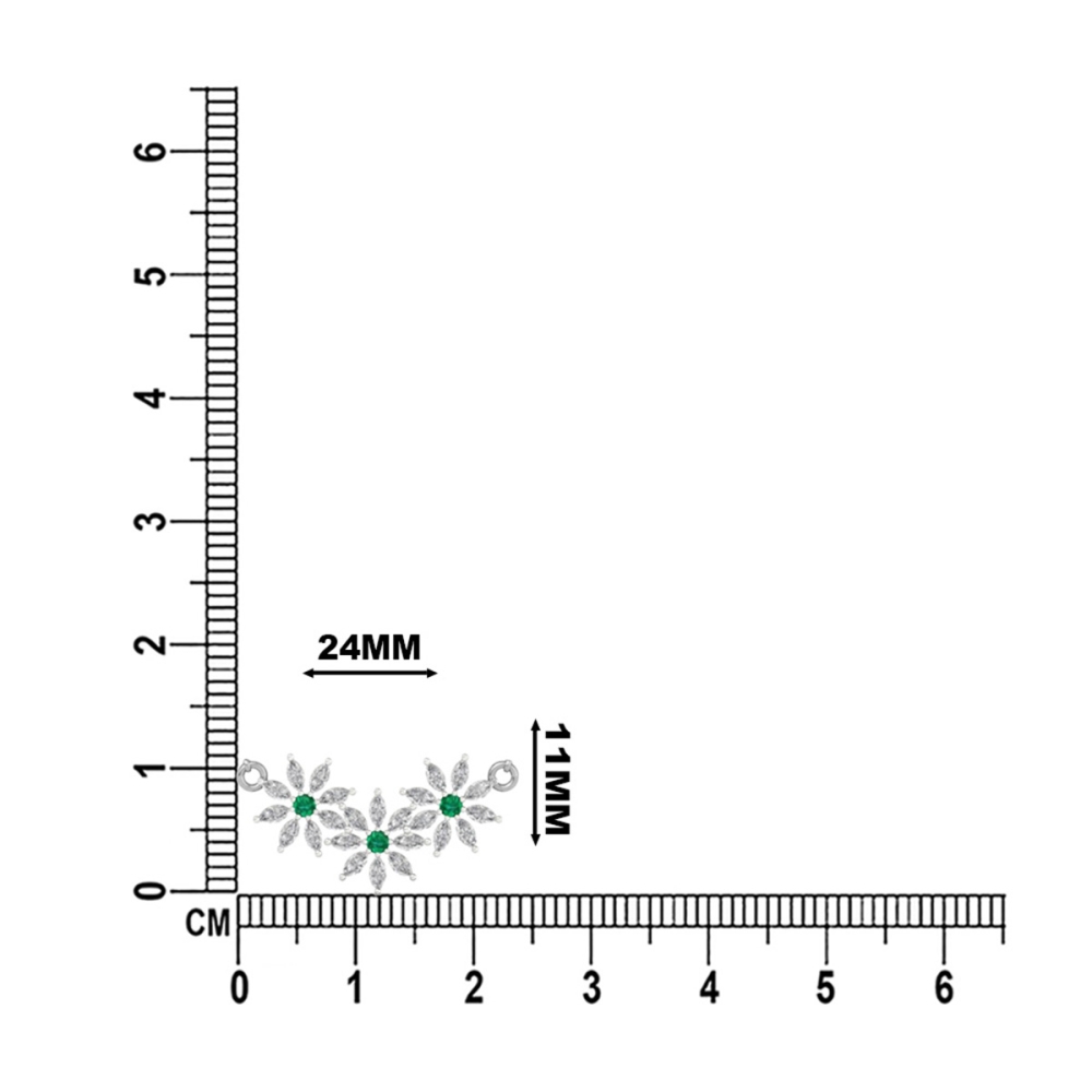 Emerald Blossom Mangalsutra