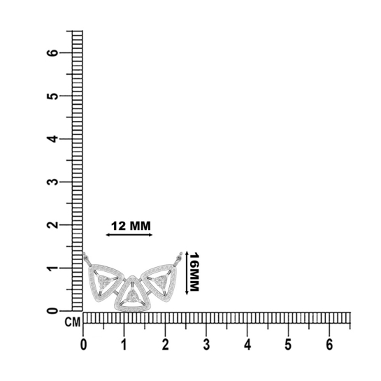 Trinity Spark Diamond Mangalsutra For Women's-2