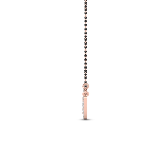 Trinity Spark Diamond Mangalsutra For Women's-2