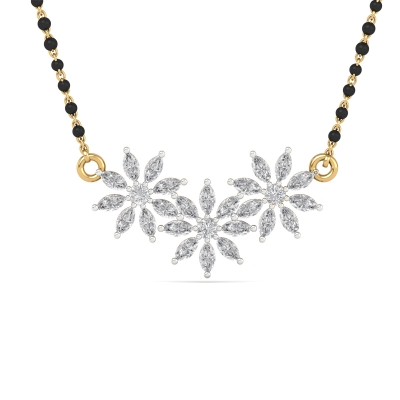 Emerald Blossom Mangalsutra