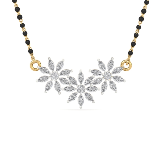 Emerald Blossom Mangalsutra