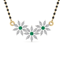 Emerald Blossom Mangalsutra-2