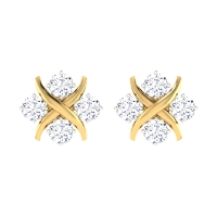 Qadira Gold Stud Earring