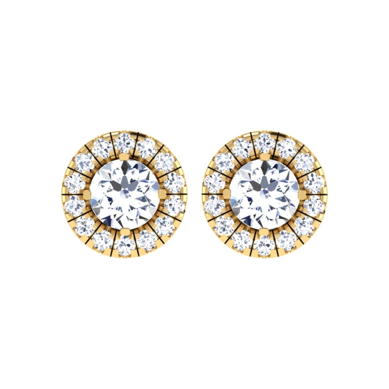 Quentin Gold Stud Earring