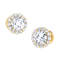 Quirina Gold Stud Earring