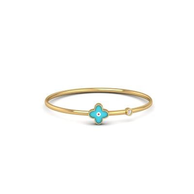 The Indraneel Blossom Diamond Bangle 