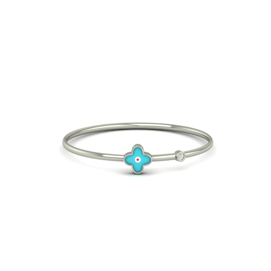 The Indraneel Blossom Diamond Bangle 