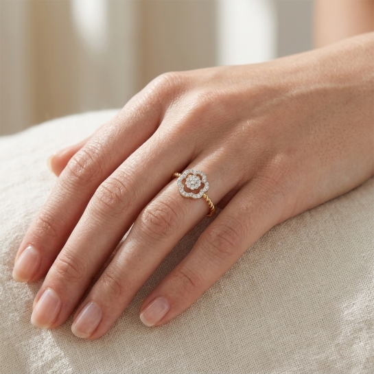 Rani Gold and Diamond Ring