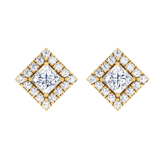 Qumla Gold Stud Earring