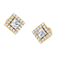 Qumla Gold Stud Earring