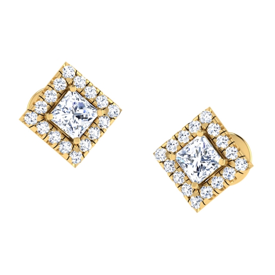 Qumla Gold Stud Earring