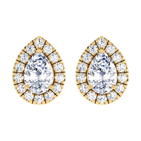 Quincy Gold Stud Earring