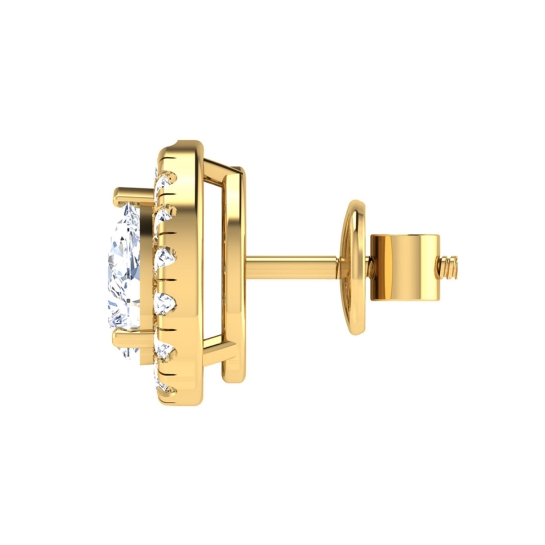 Quincy Gold Stud Earring