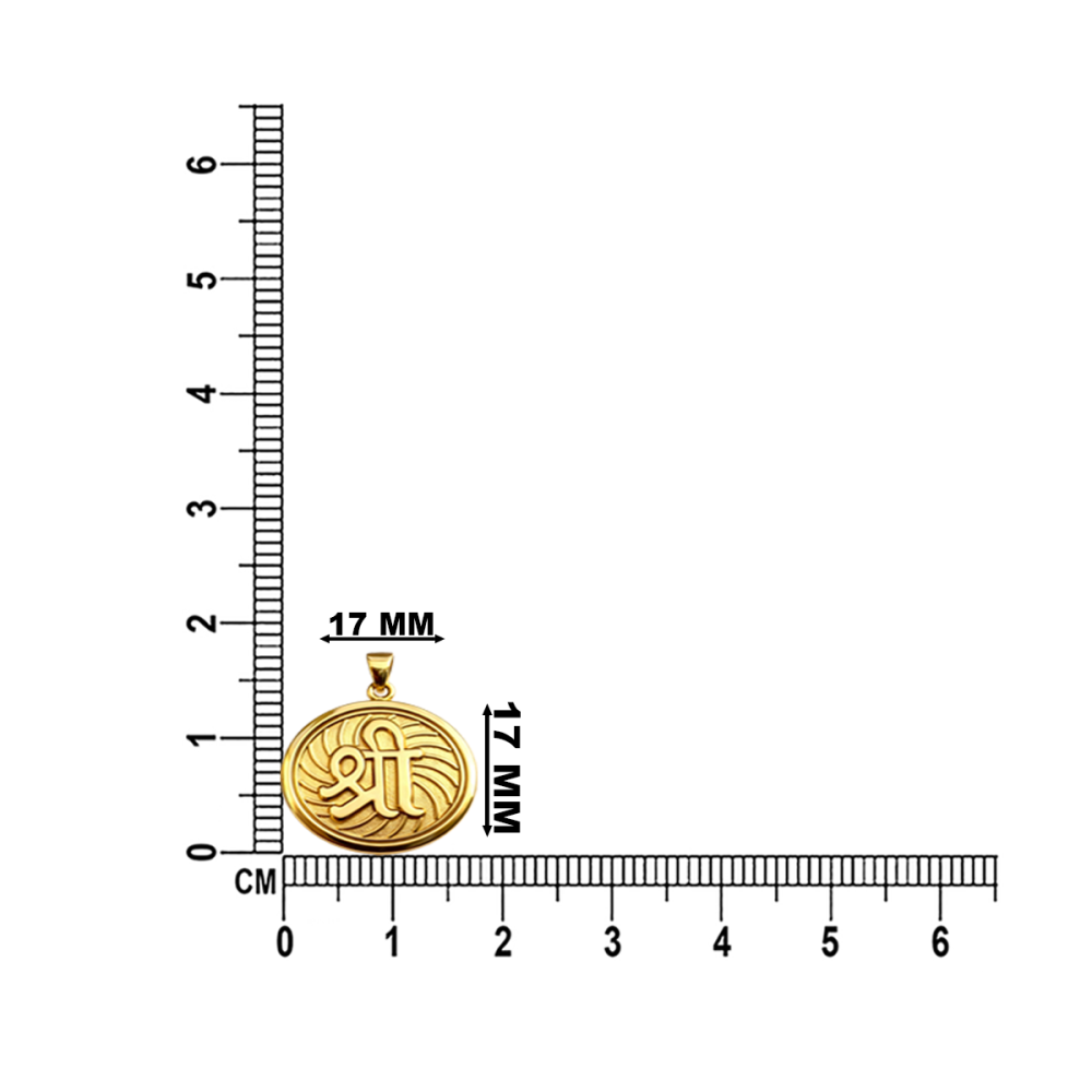 Shree yellow gold coin For Men and Women  
